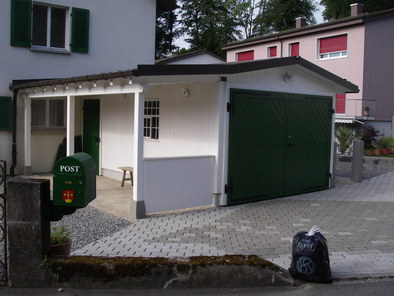 Garage und Vordach