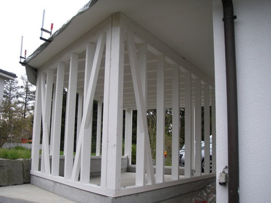 Tragkonstruktion ohne Wände