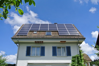 Fertige PV-Anlage